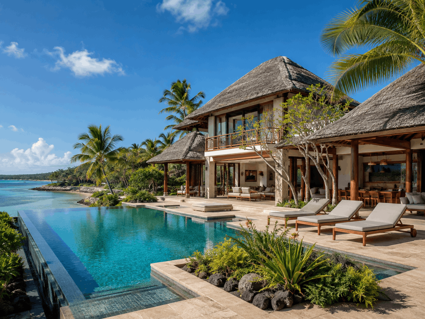 Beautiful coastal property in Mauritius